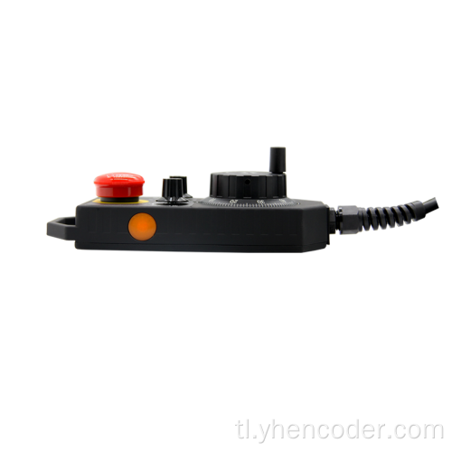 Rotary encoder na may push switch.